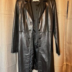 Jones New York Black Leather Jacket